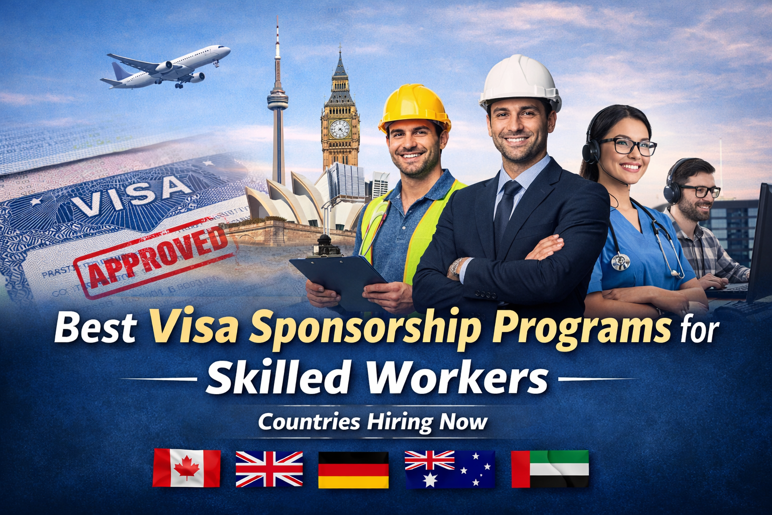 Best Visa Sponsorship Programs for Skilled Workers – Countries Hiring Now