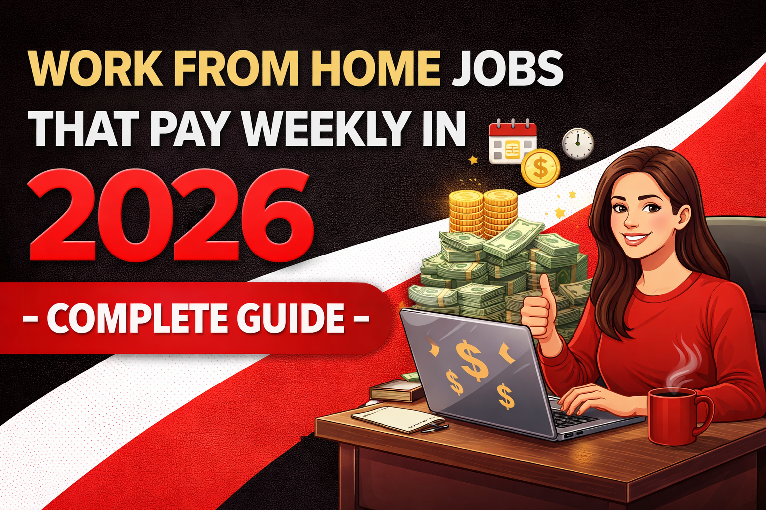 Work From Home Jobs That Pay Weekly in 2026 – Complete Guide