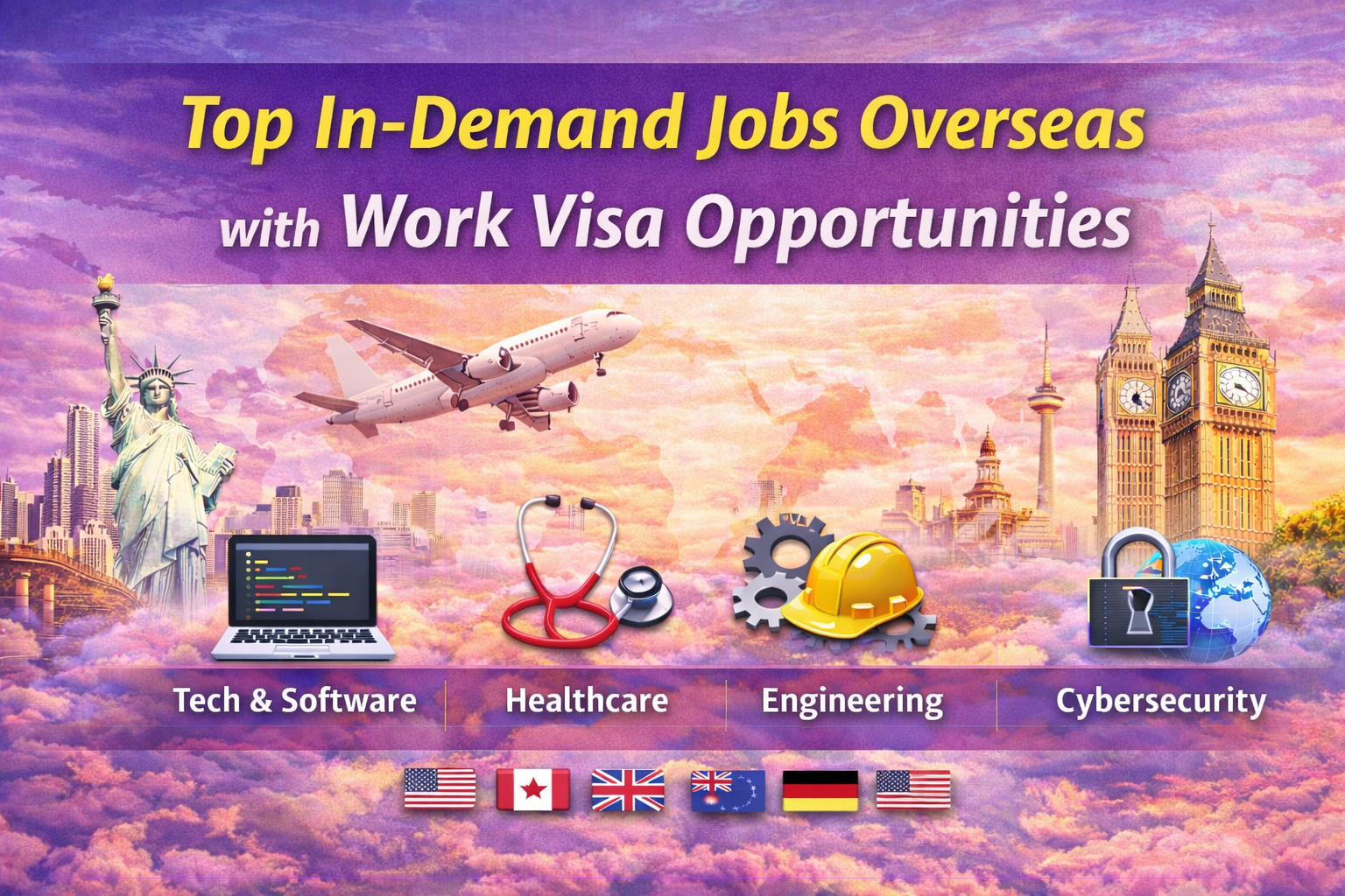Top In-Demand Jobs Overseas with Work Visa Opportunities