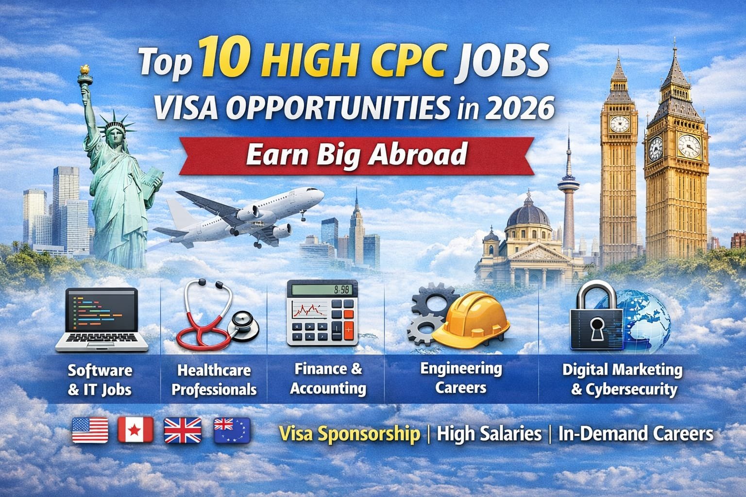 Top 10 High CPC Jobs Visa Opportunities in 2026 – Earn Big Abroad