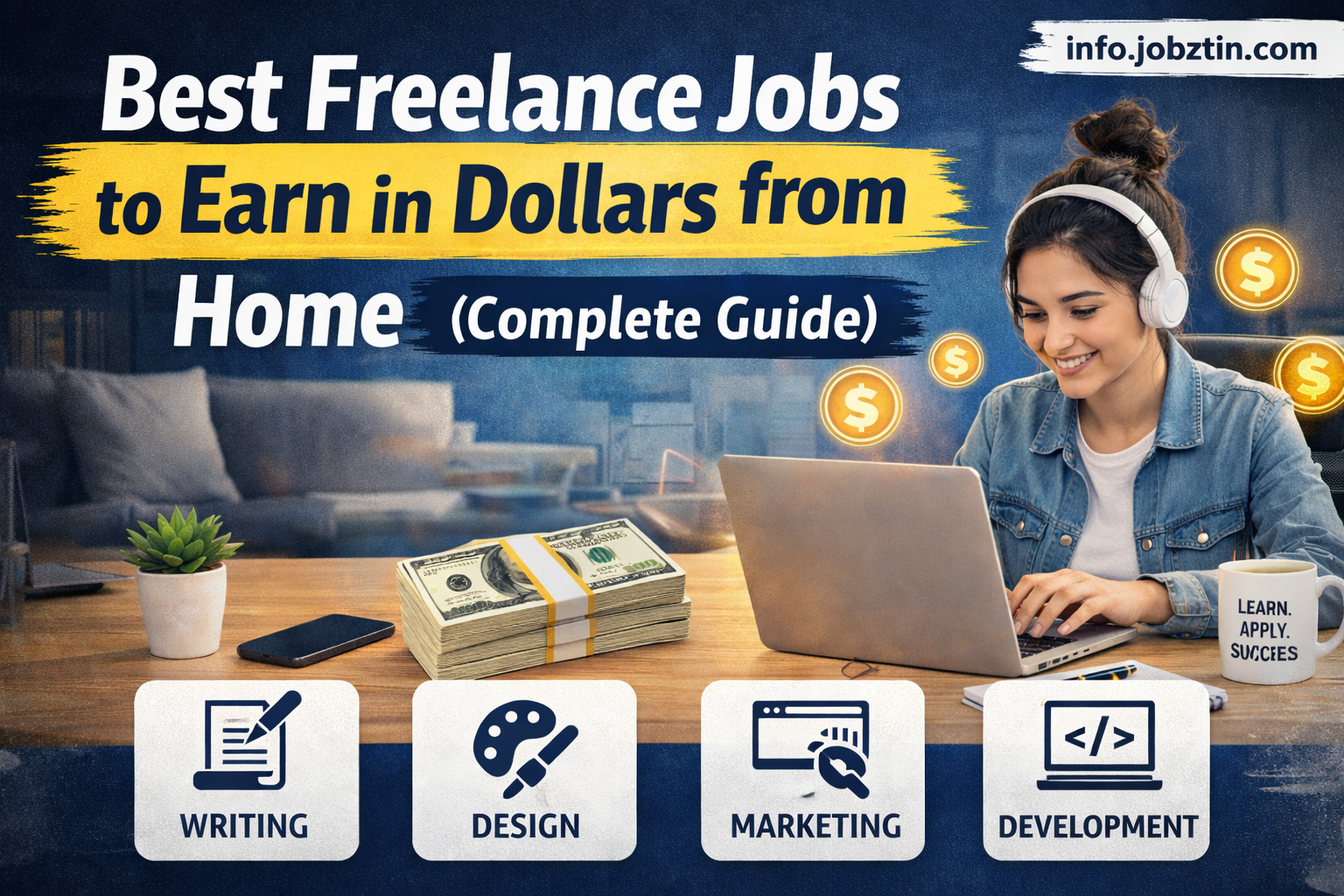 Best Freelance Jobs to Earn in Dollars from Home (Complete Guide)