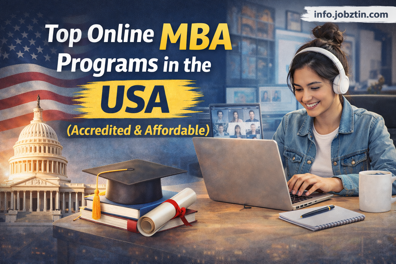 Top Online MBA Programs in the USA (Accredited & Affordable)